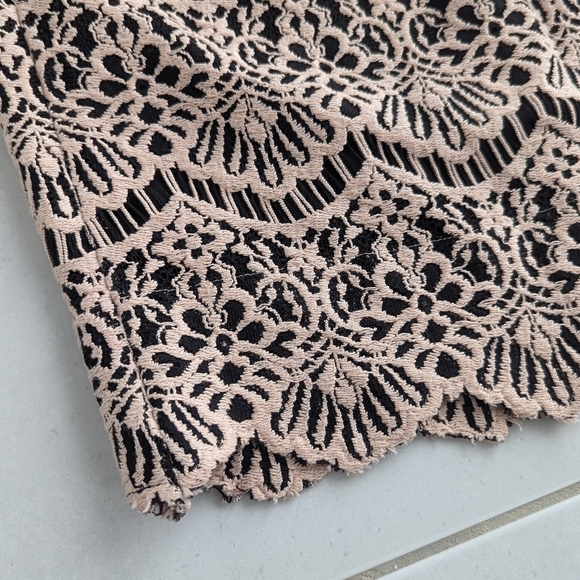 Blush pink lace skirt lined size 10 - Picture 2 of 9